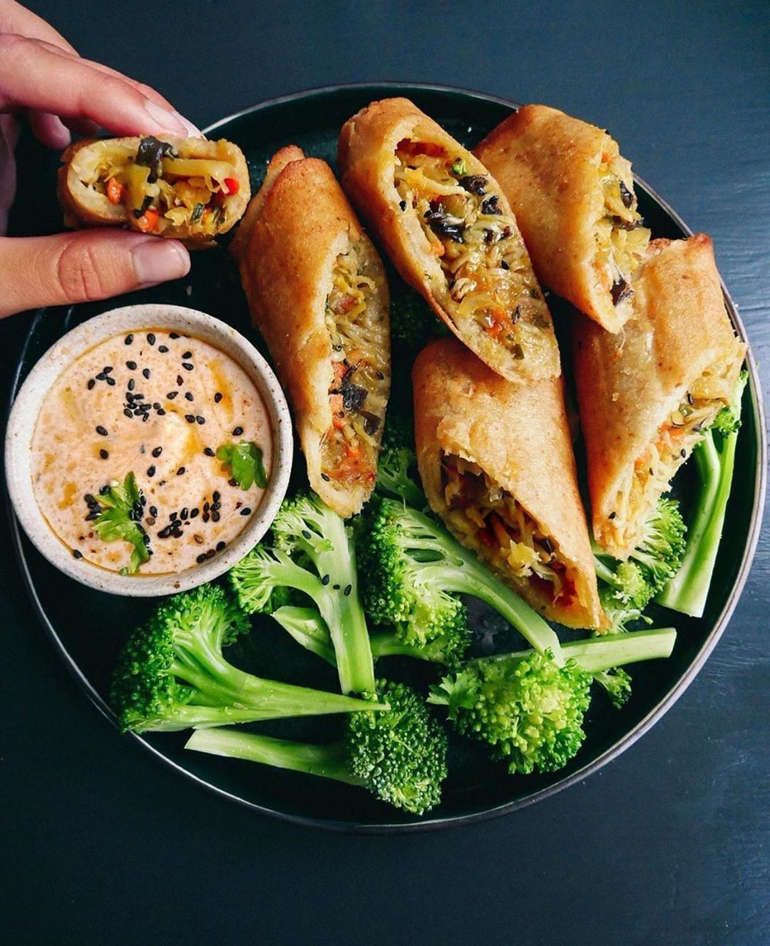 Easy Vegetable Spring Rolls with Leftover Vegetables