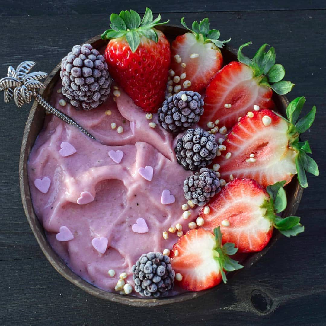 Pink Summer Fruit Bowl
