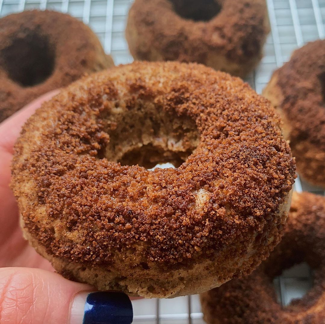 Vegan Cinnamon Sugar Donuts