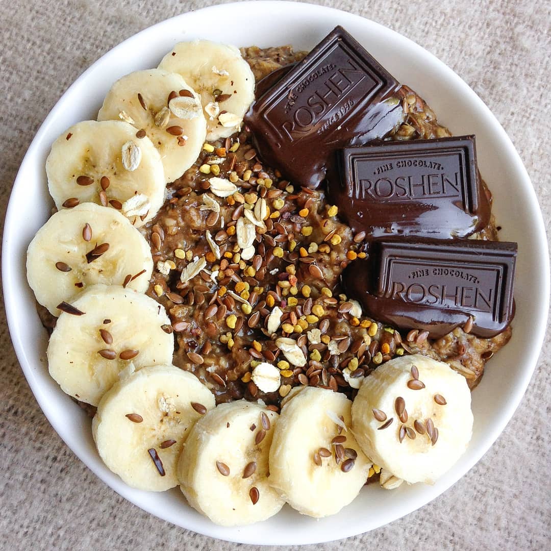 Chocolate and Banana Oatmeal