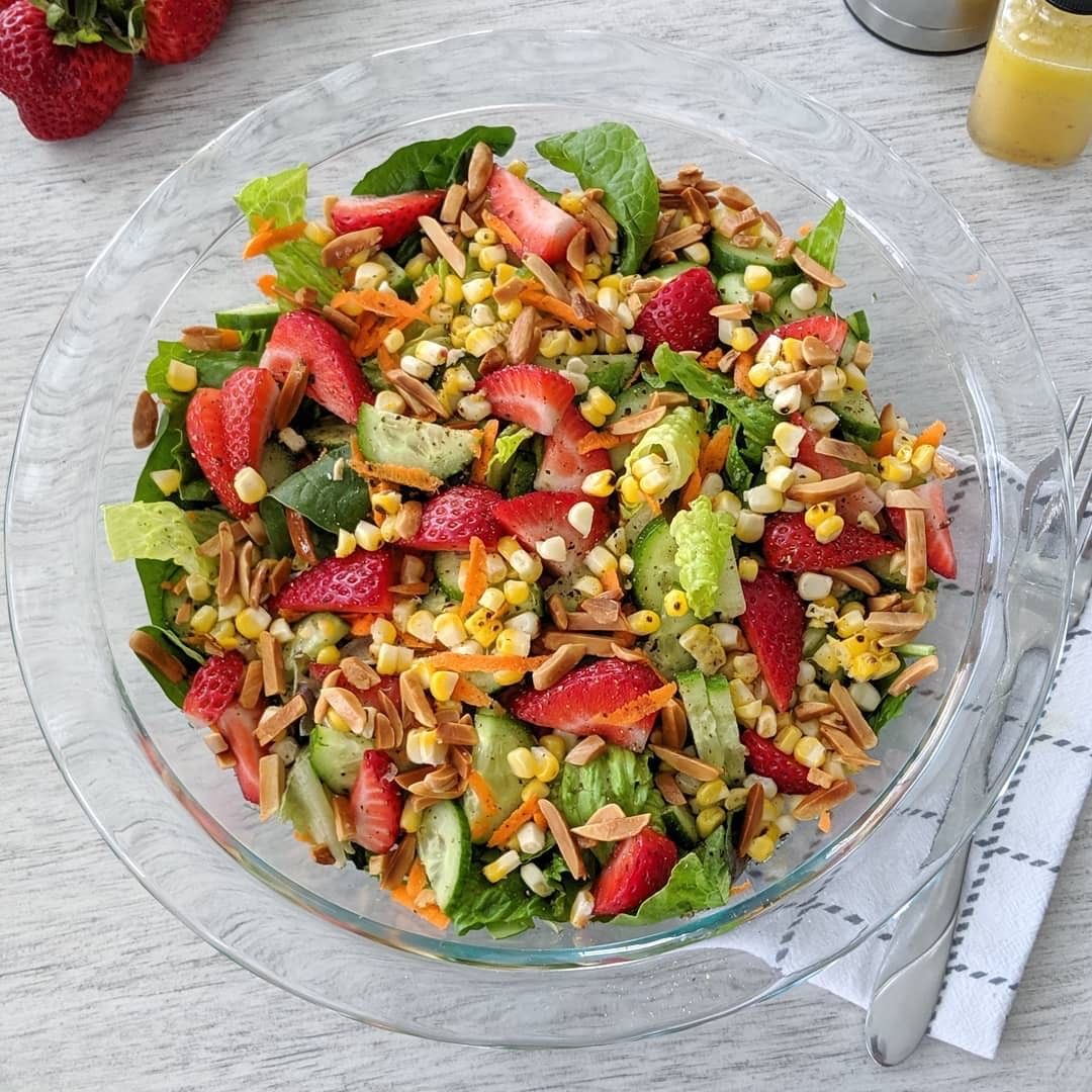 Refreshing Spring Salad with Strawberries
