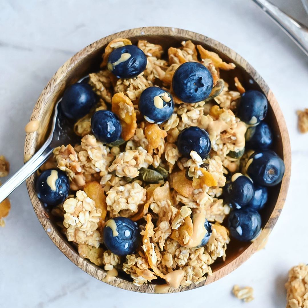 Low-Sugar Peanut Butter Granola
