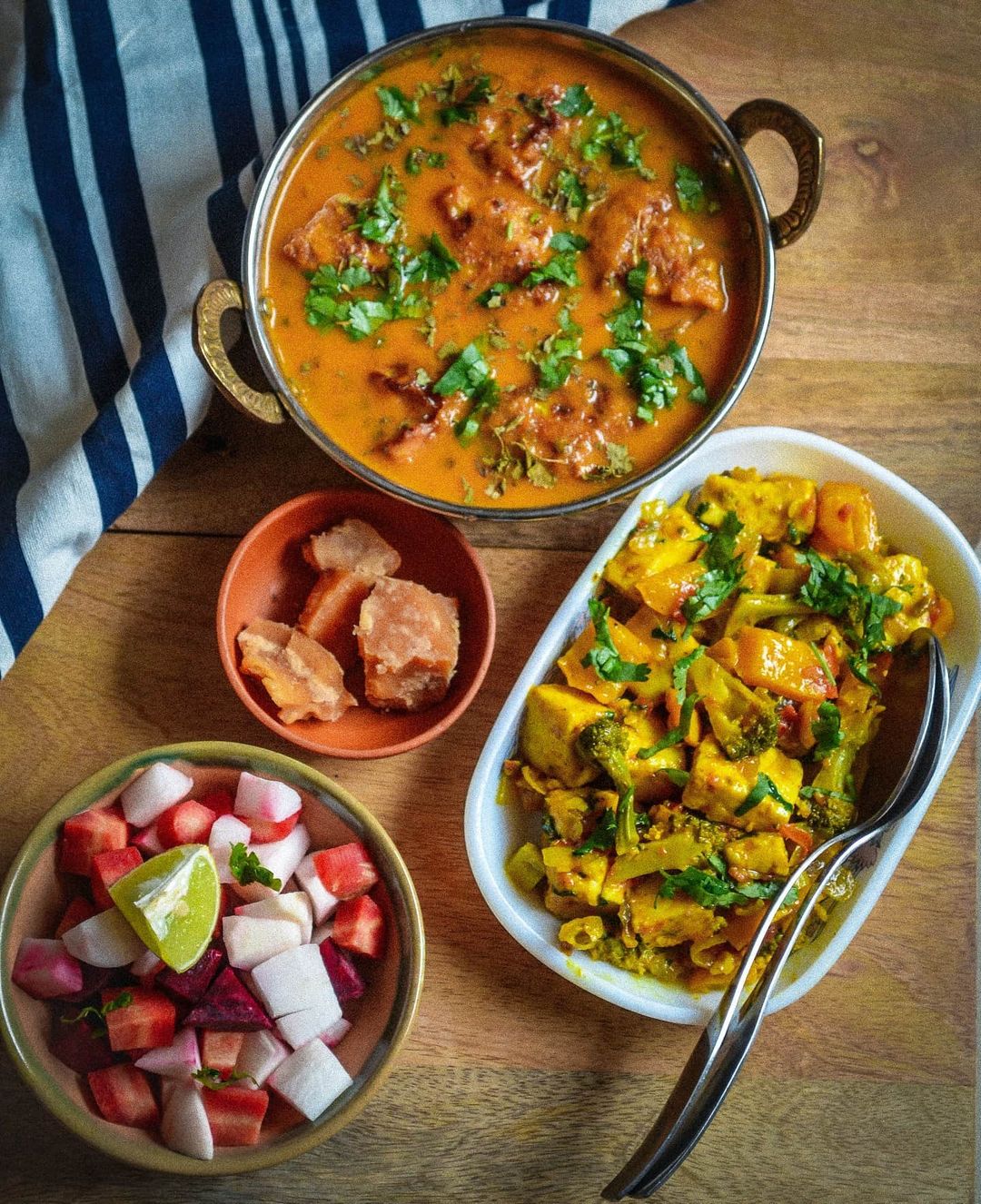 Zucchini Kofta Curry with Onion Tomato Gravy