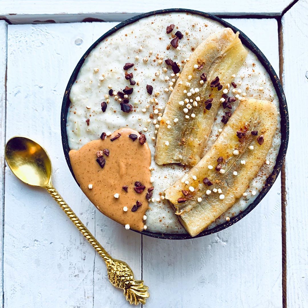 Banana Zucchini Oat Bowl