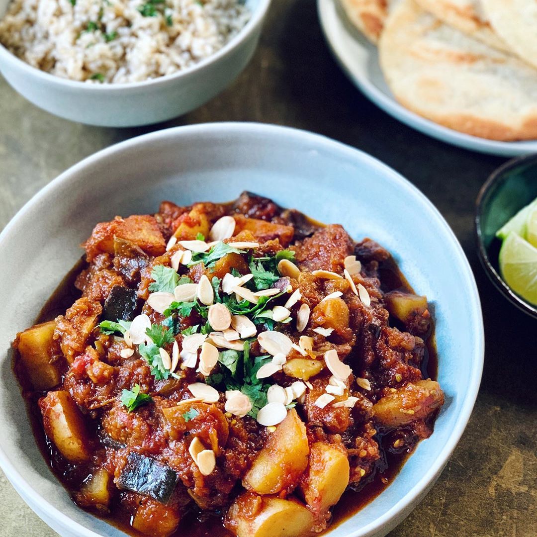 Eggplant and Potato Curry