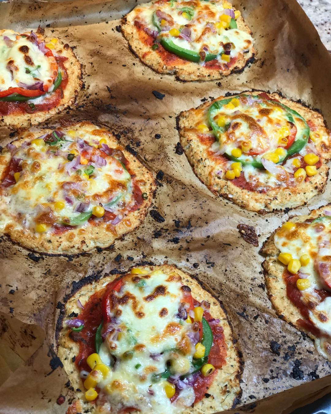 Healthy Low Carb Cauliflower Pizza Base