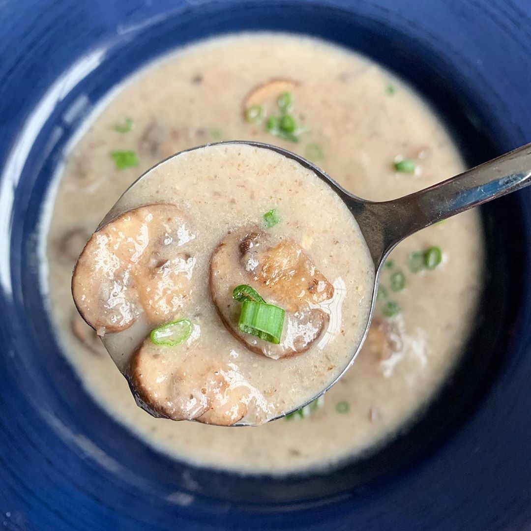 Creamy Dairy-Free Gluten-Free Mushroom Soup