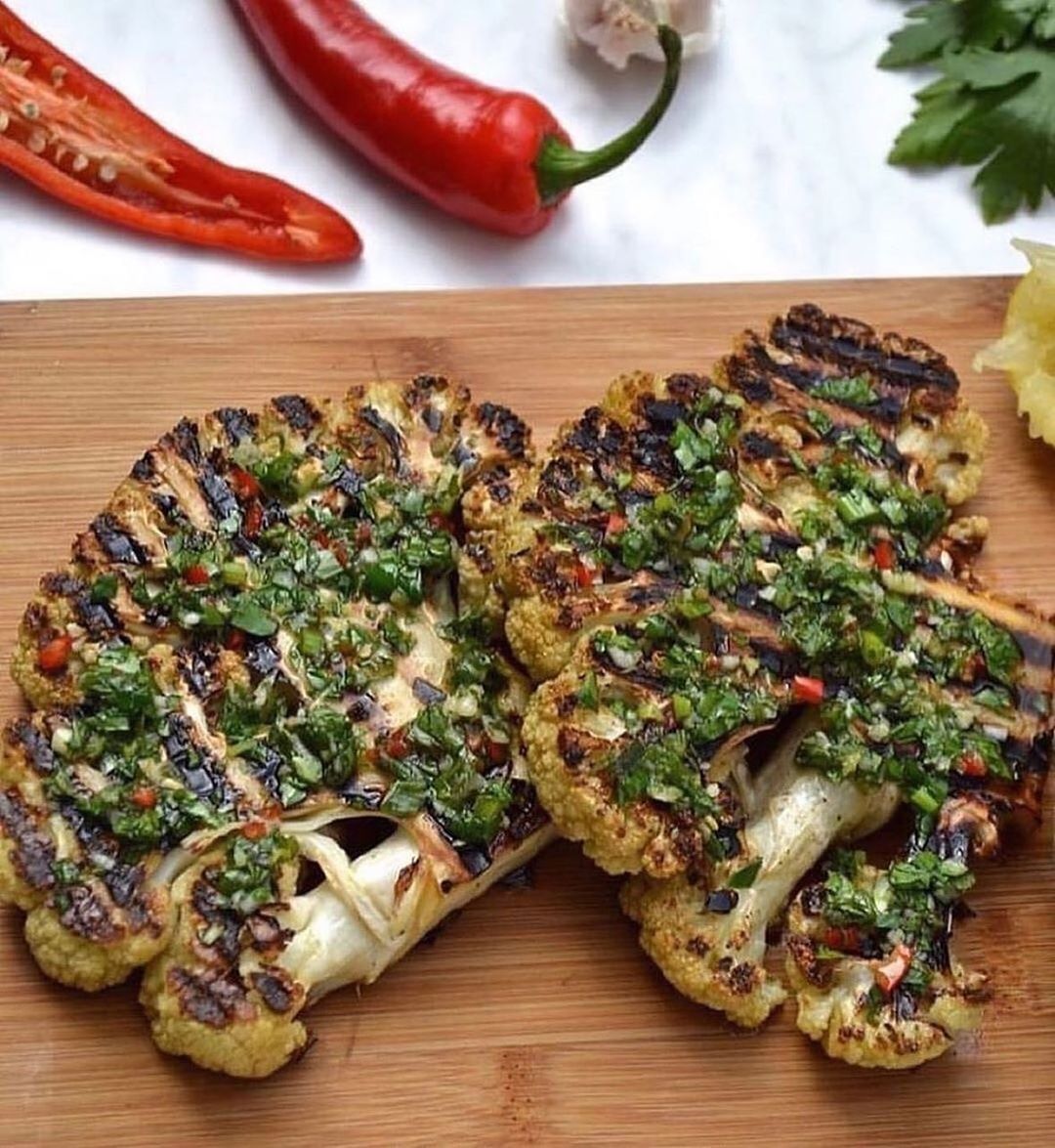 Cauliflower Steak with Chimichurri