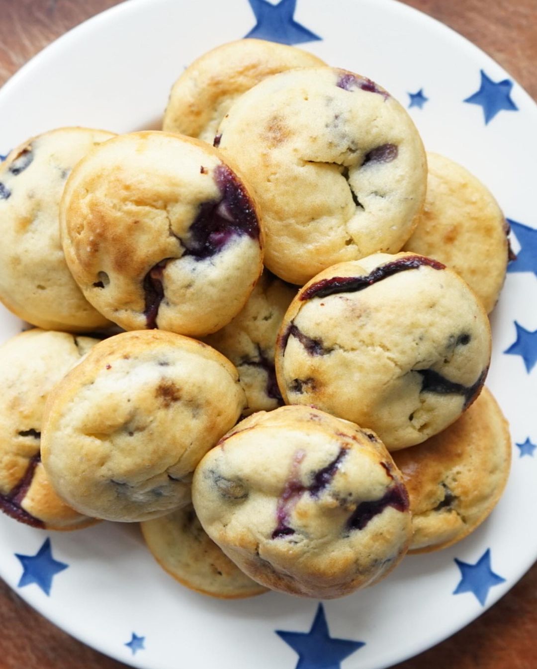 Super Simple Blueberry Pancake Bites