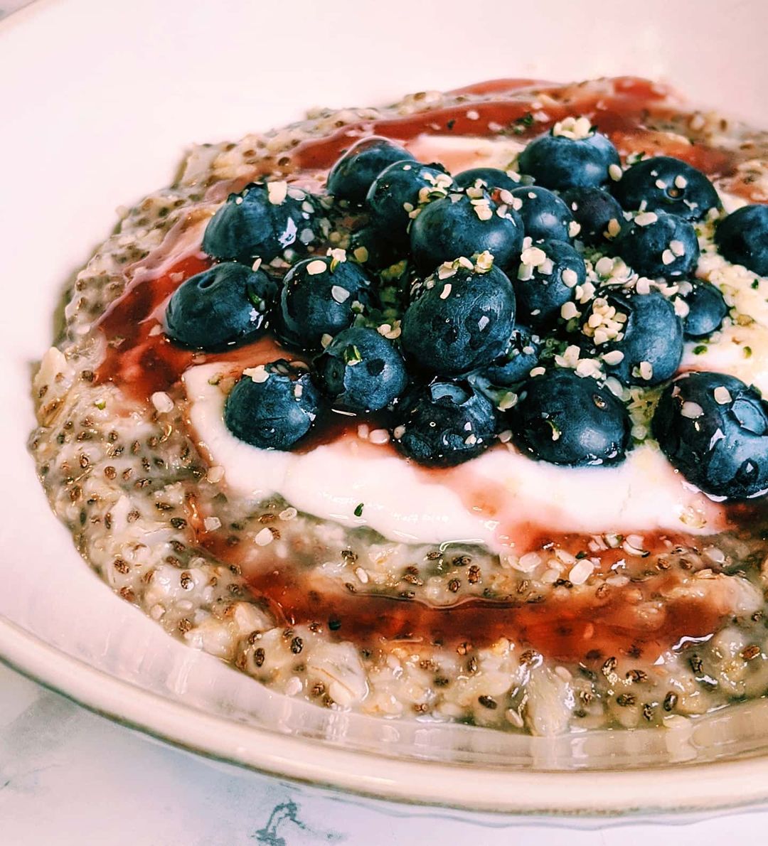 Post Race Protein Oatmeal Bowl