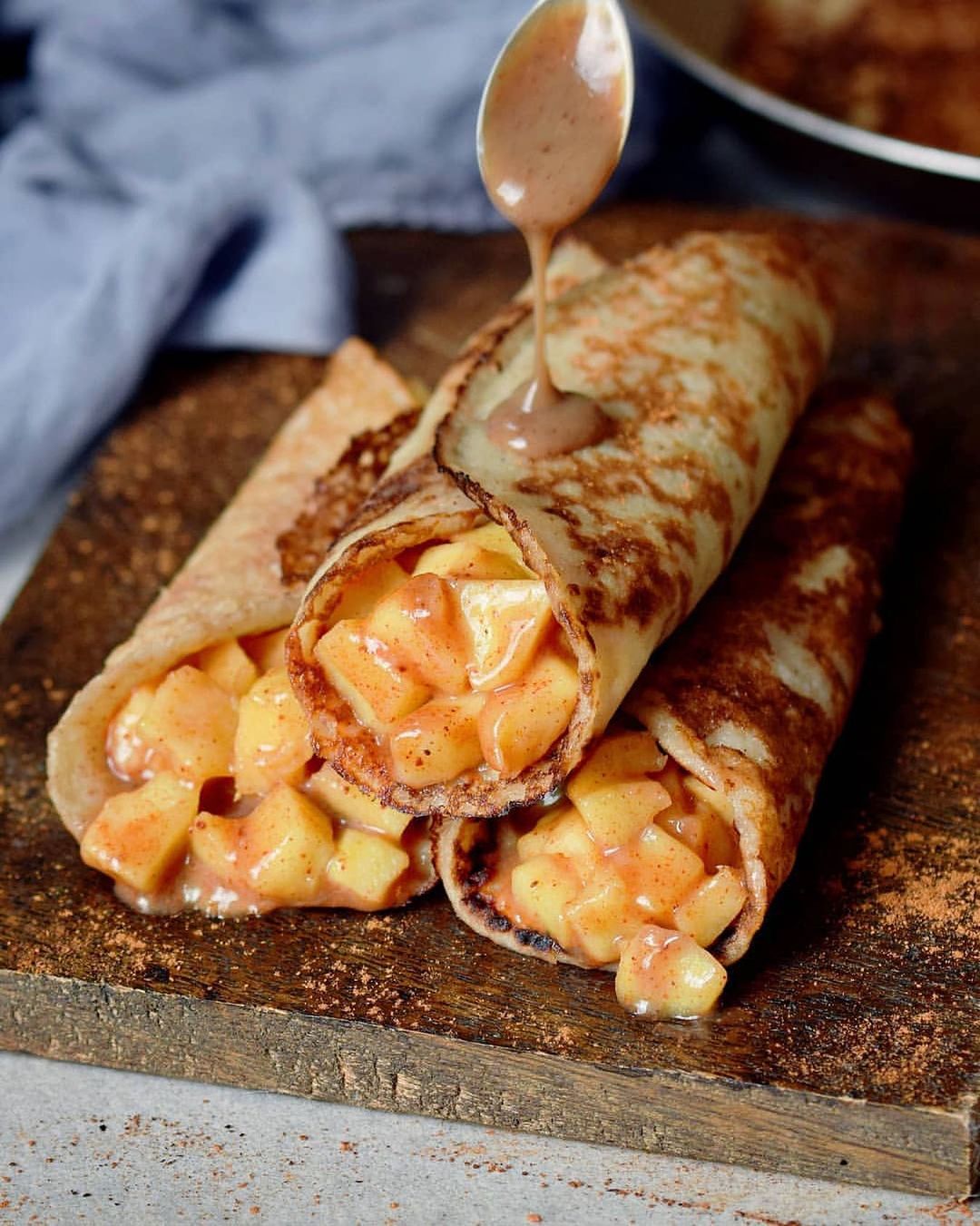 Apple Cinnamon Crepes