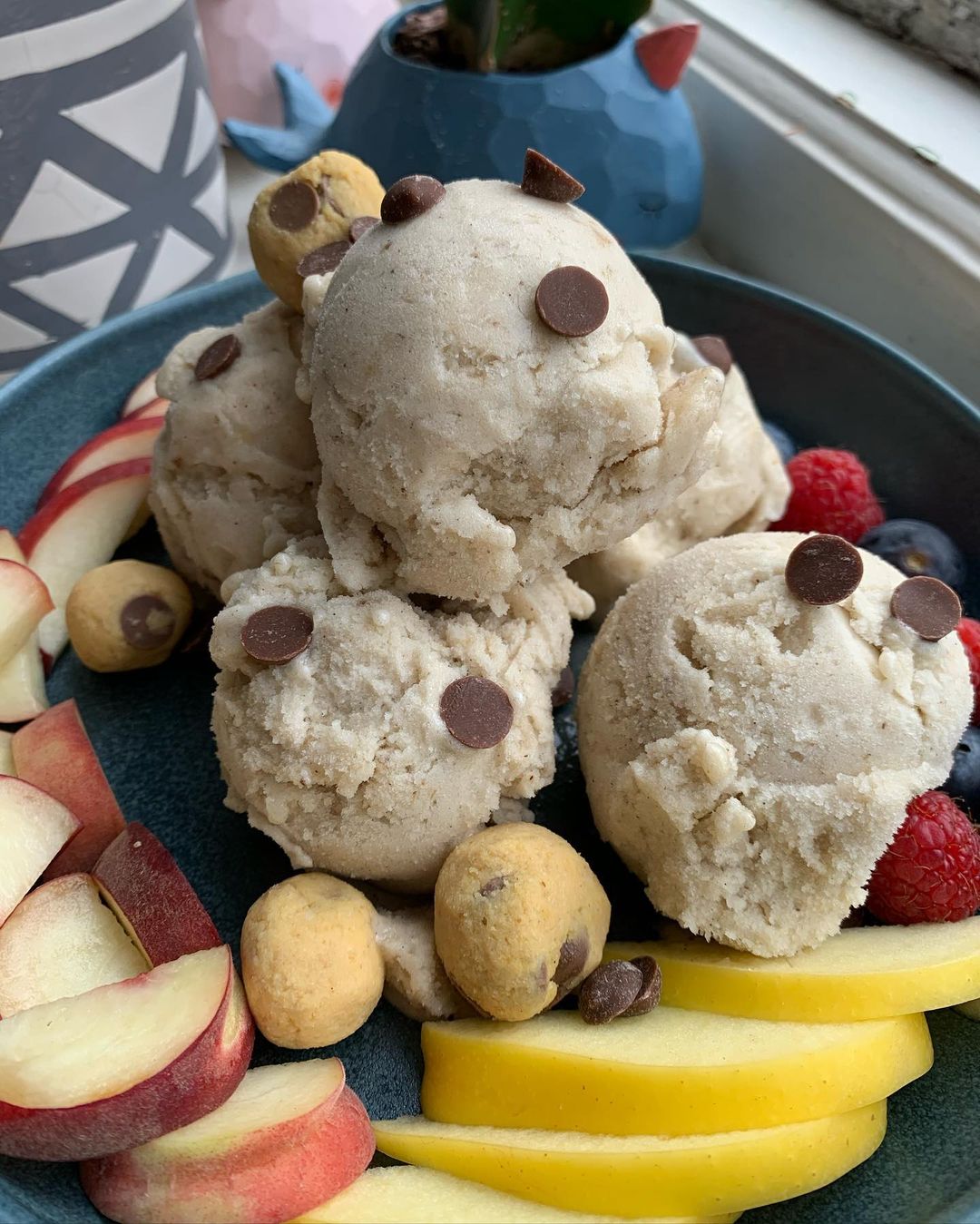 Chickpea Cookie Dough Balls