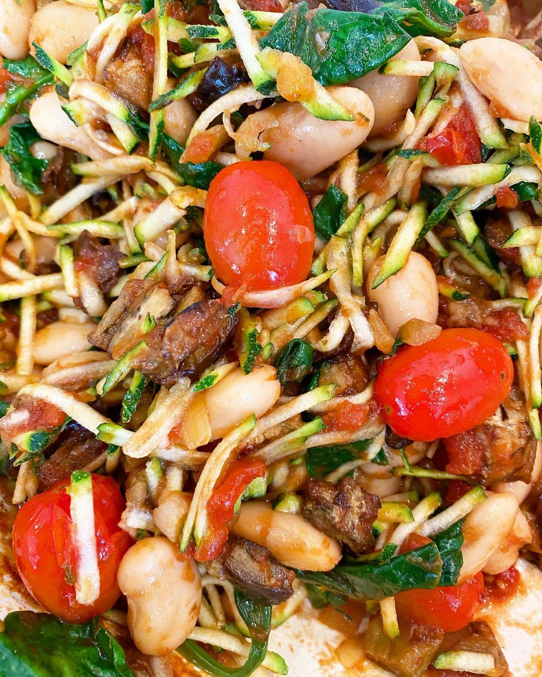 Mediterranean Aubergine and Butterbean Stew