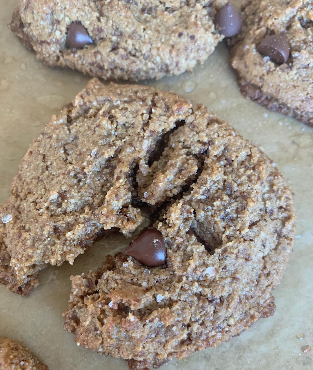 Chocolate Chip Crinkle Cookies