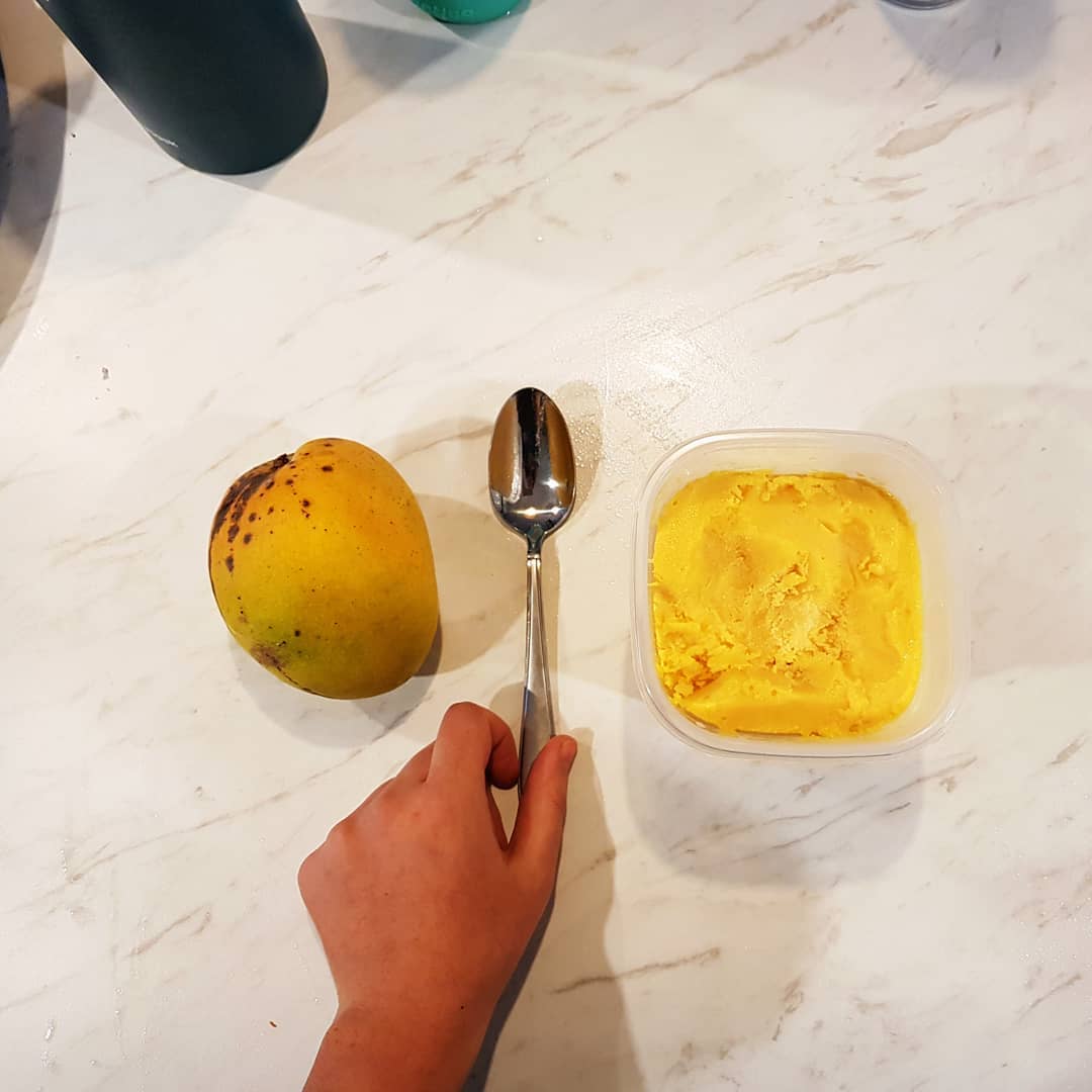Creamy Mango Coconut Cashew Sorbet