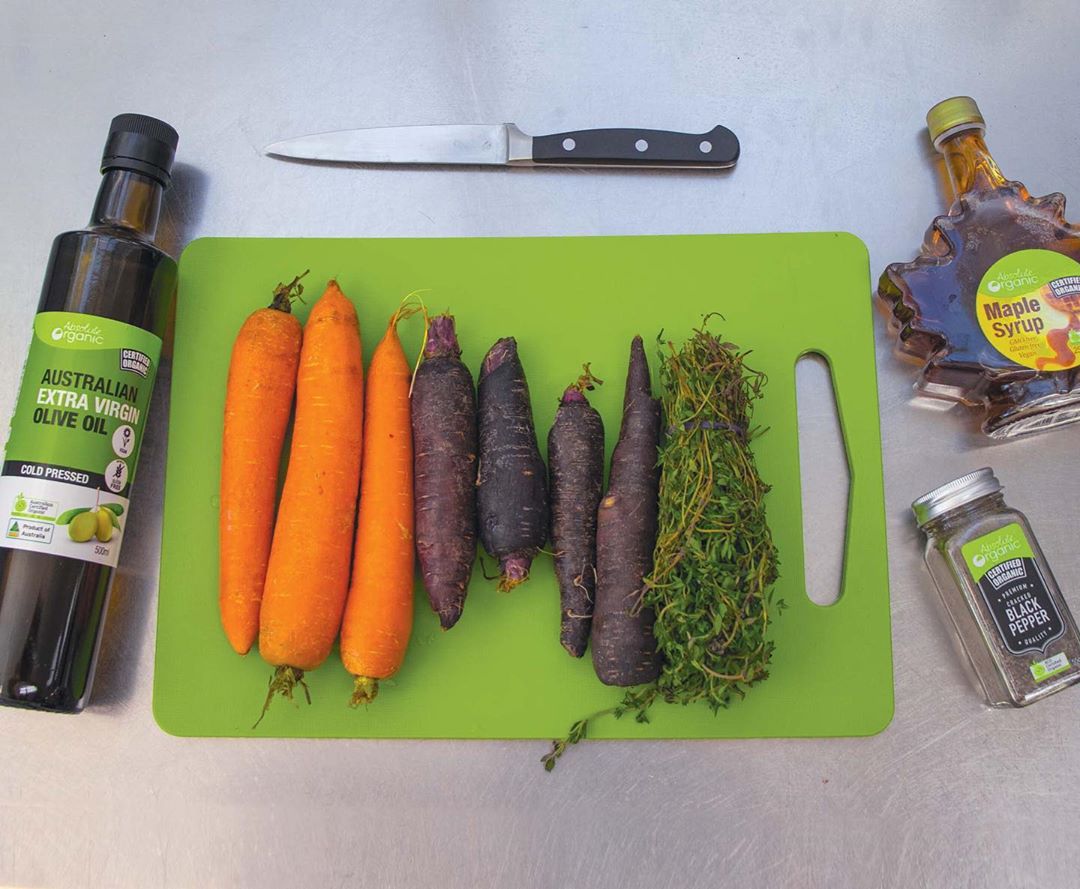Roasted Carrots with Maple Syrup