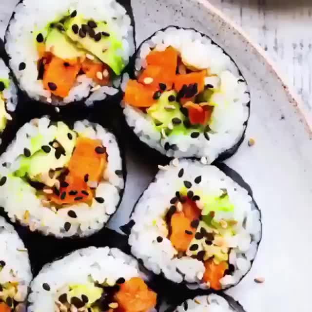 Sweet Potato Sushi