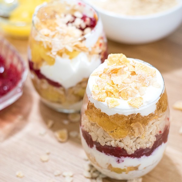 High Protein Cheesecake Parfait
