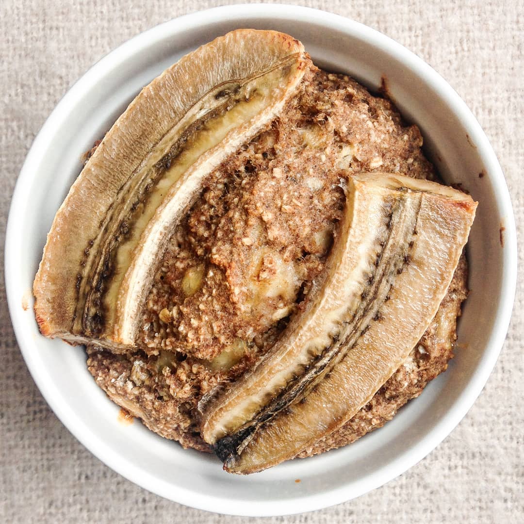 Banana Bread Baked Oatmeal