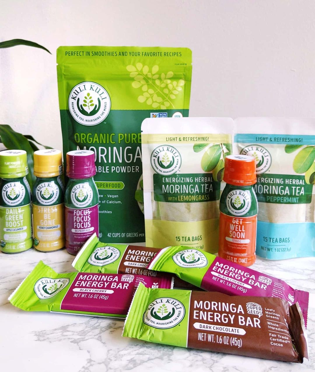 Energizing Green Moringa Smoothie