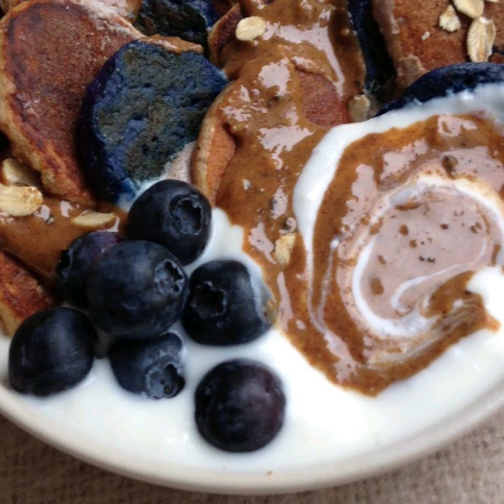 Mini Banana Bread Pancakes