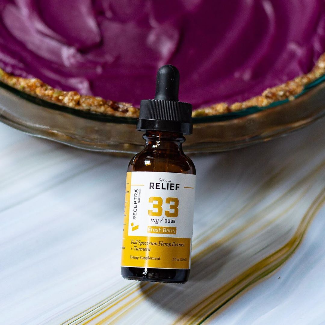 No Bake Vegan Gluten Free CBD Ube Pie