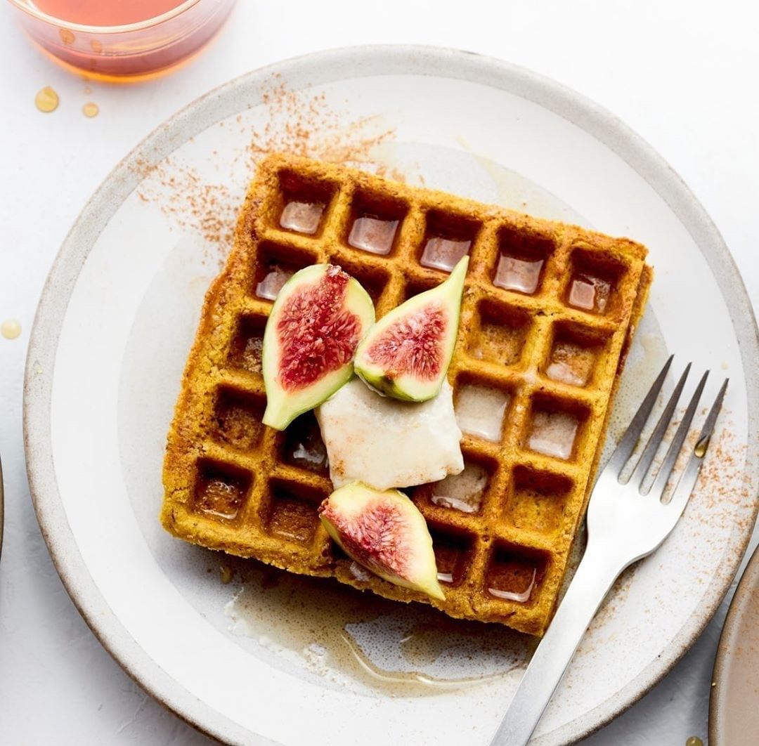Delicious Vegan Gluten-Free Pumpkin Spice Waffles