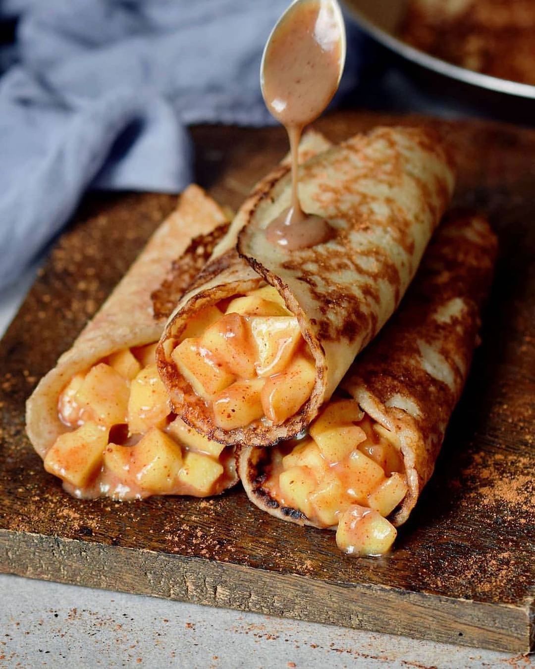 Apple Cinnamon Crepes