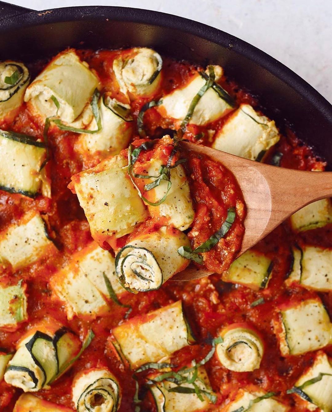 Vegan Zucchini Ricotta Roll-Ups