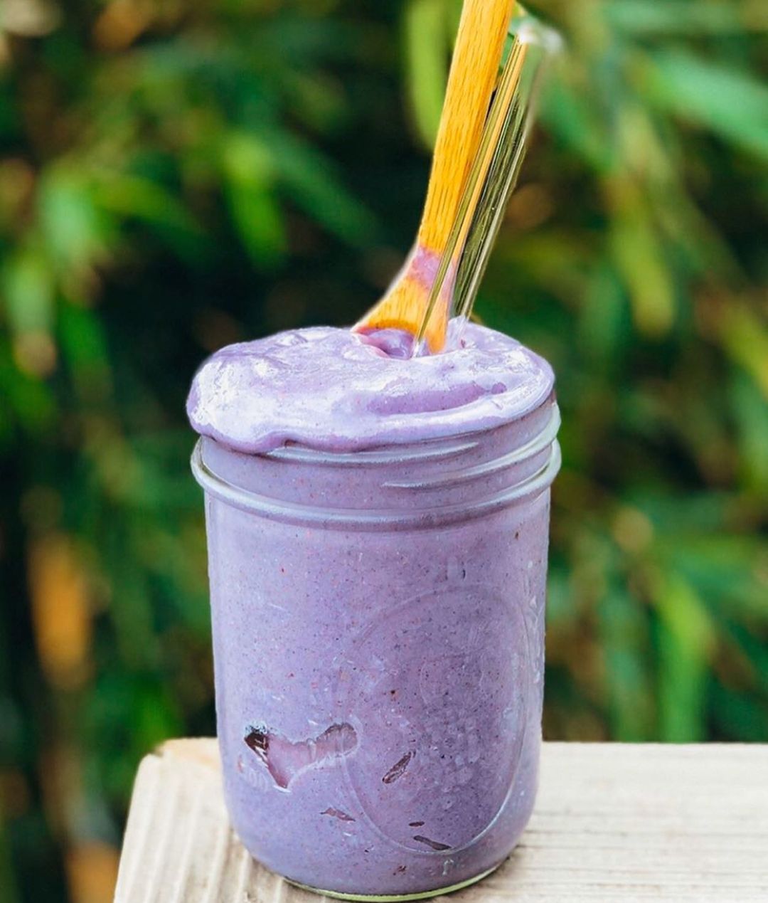 Delicious Creamy Purple Smoothie