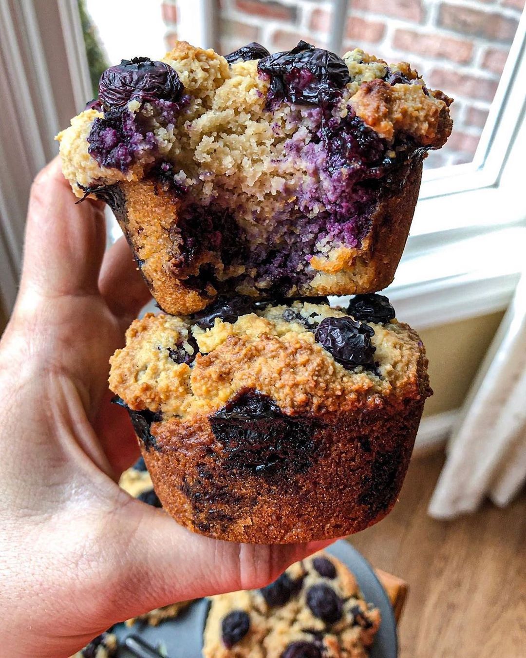 Vegan Lemon and Blueberry Muffins