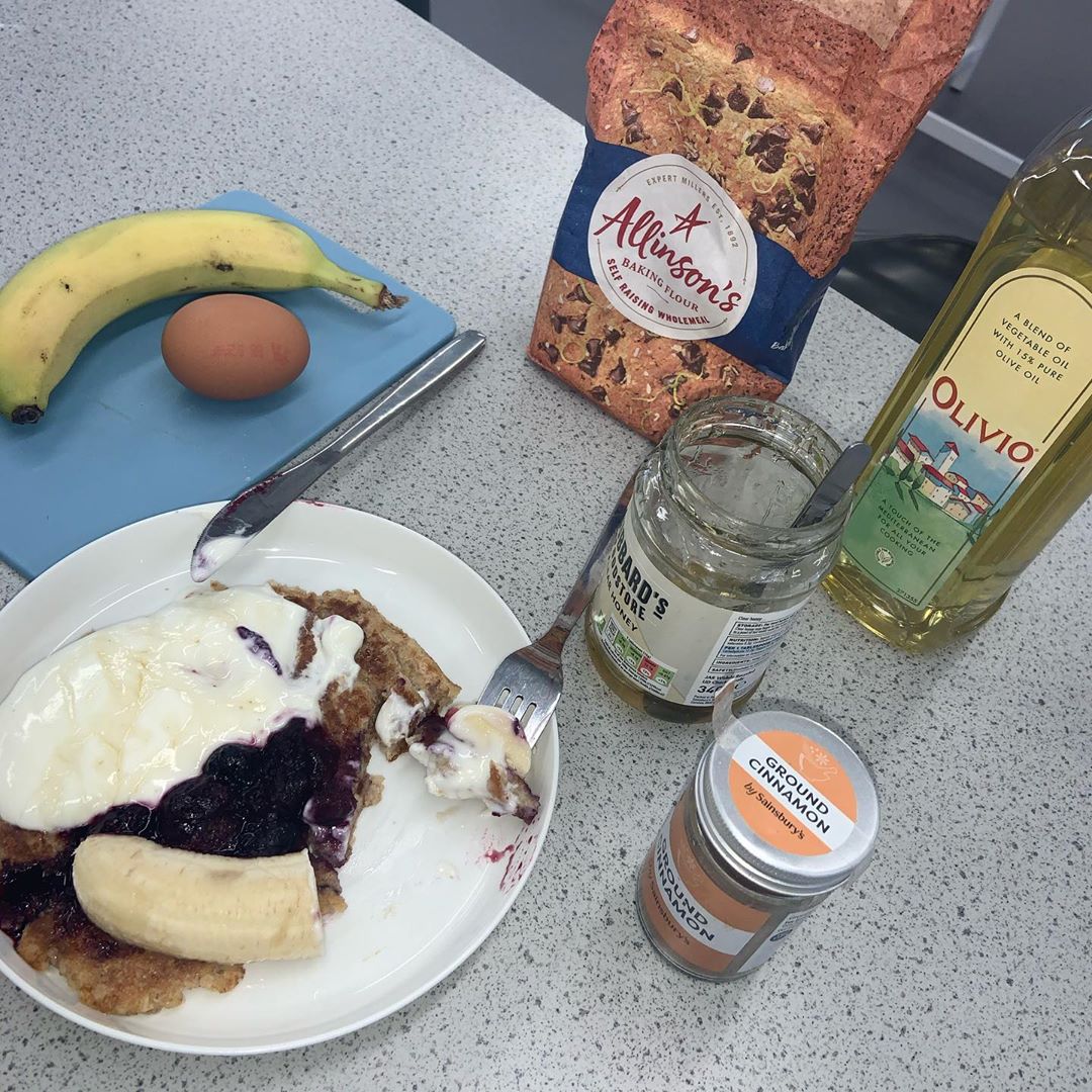 Fluffy Banana Pancakes
