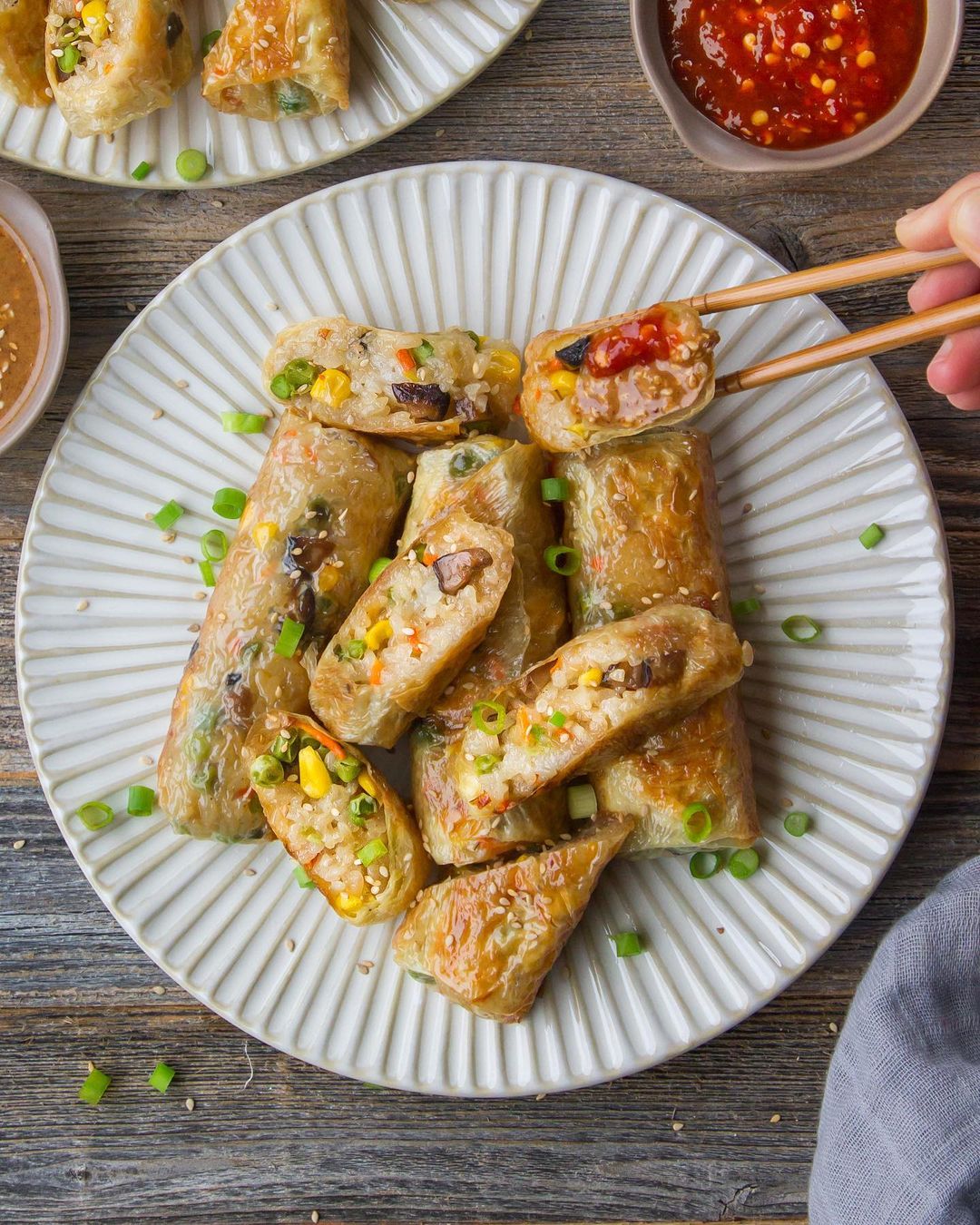 Sticky Rice Rolls with Yuba