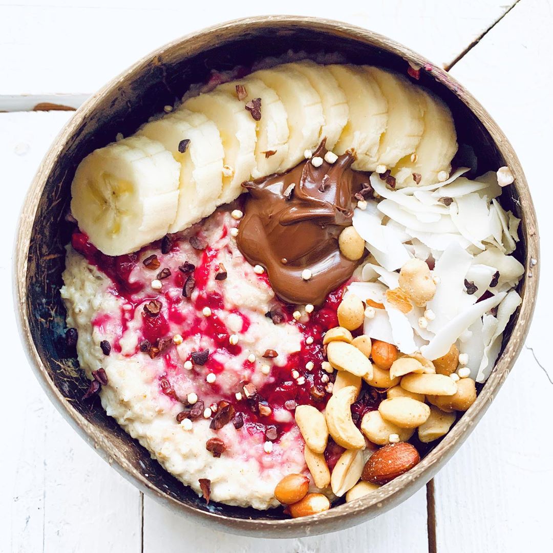 Raspberry Swirl Oats Breakfast