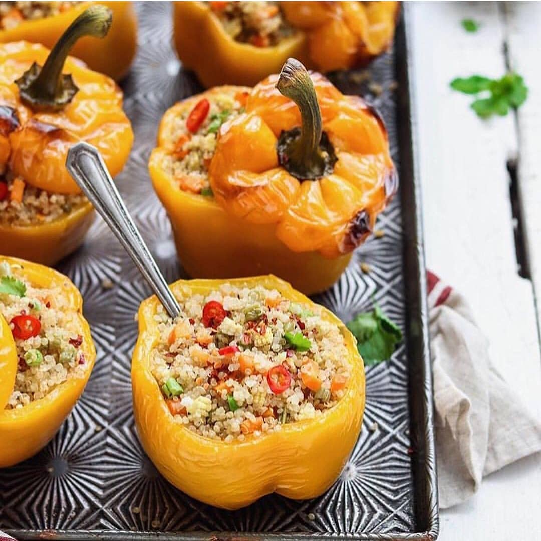 Quinoa Stuffed Bell Peppers
