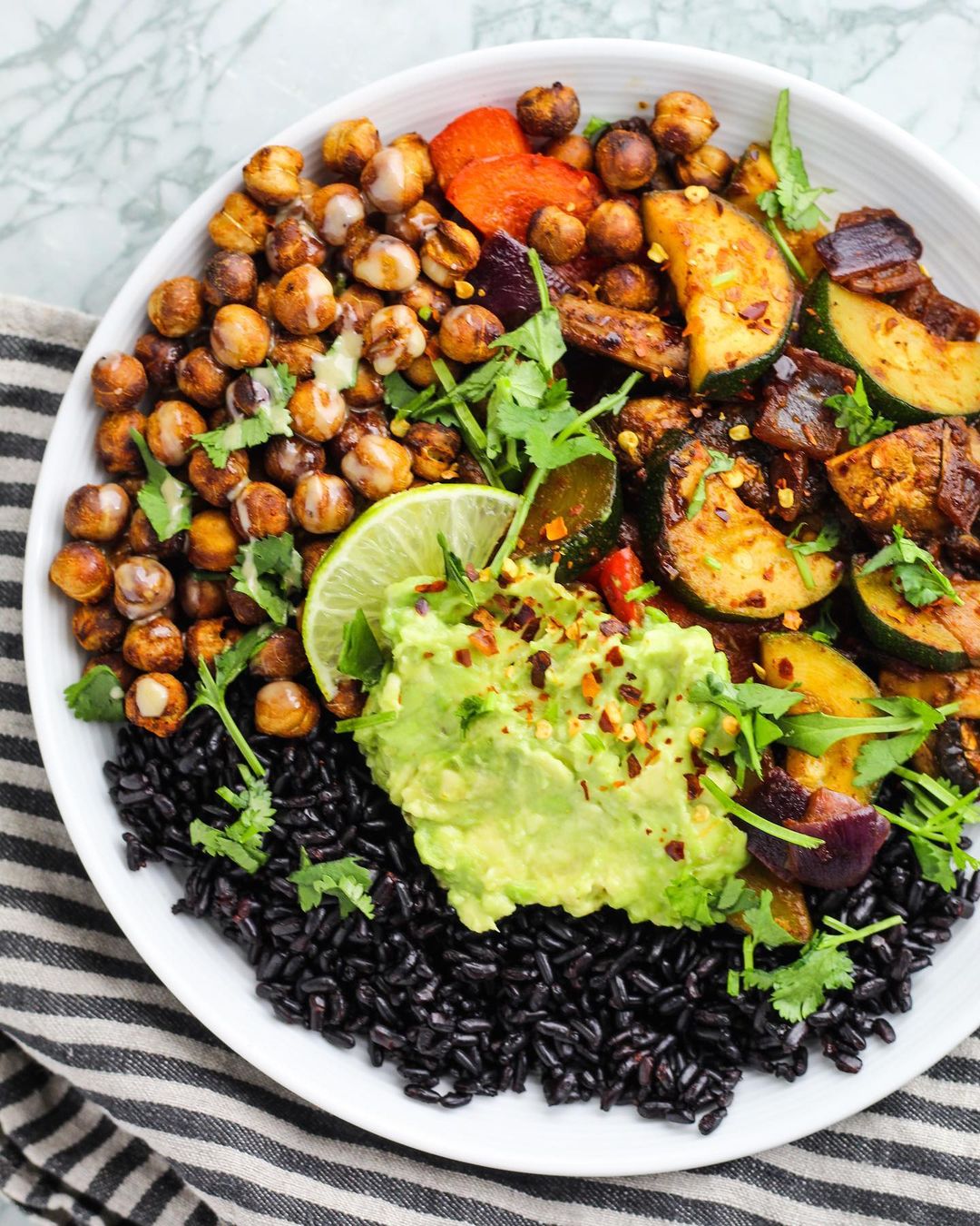 Sazón Lime Chickpea and Vegetable Bowl