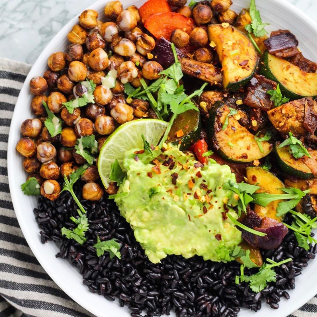 Sazón Lime Chickpea Vegetable Bowl