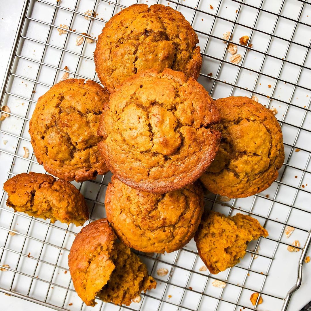 Vegan Sweet Potato Vanilla Muffins