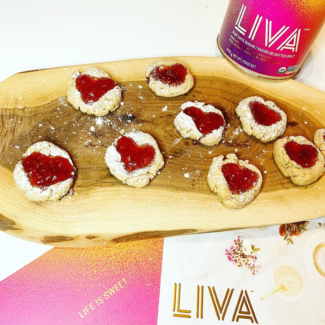 Homemade Heart Thumbprint Cookies for Valentine's Day