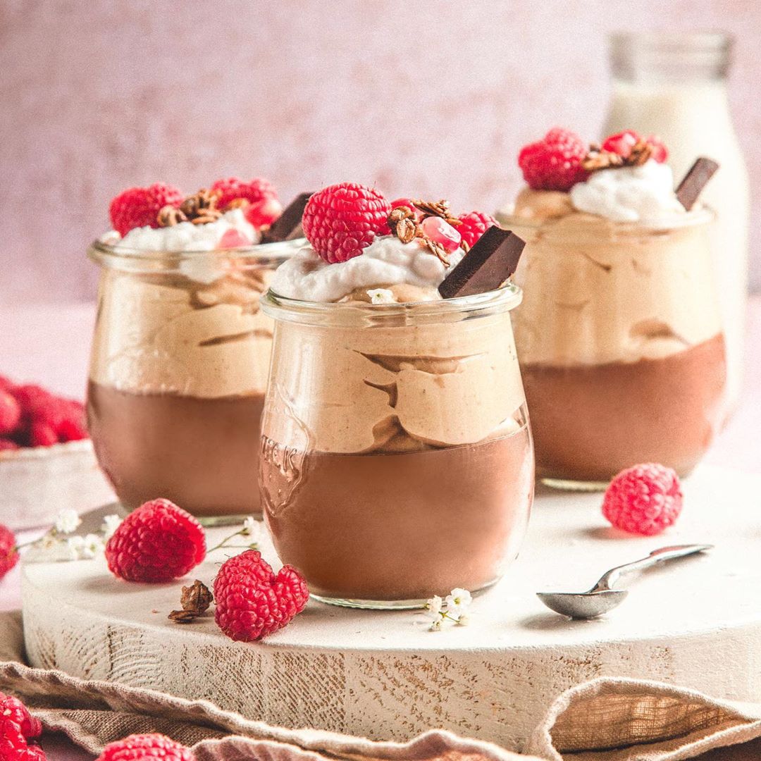Creamy Dreamy Peanut Butter & Chocolate Mousse