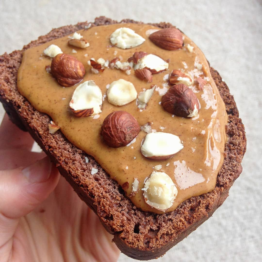 Peanut Butter and Hazelnut Chocolate Banana Toast