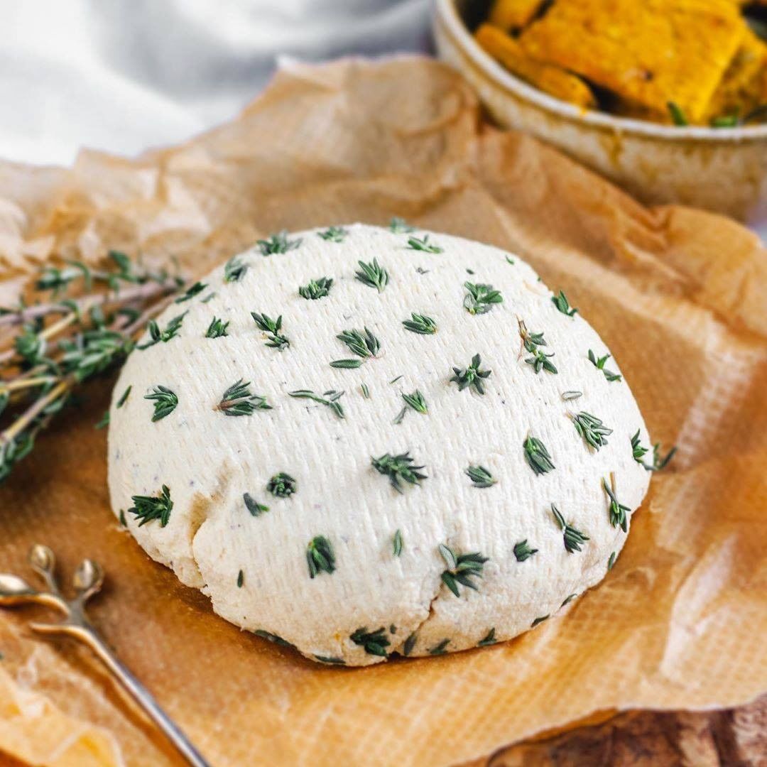 Rosemary and Thyme Vegan Cheese