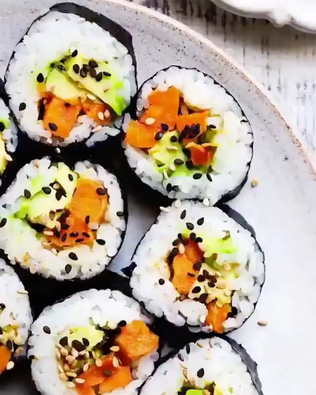 Sweet Potato and Avocado Roll