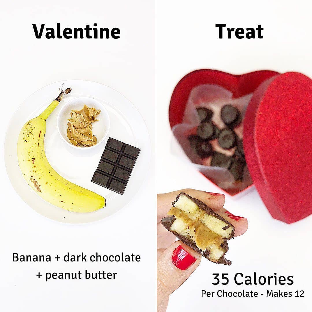 Homemade Banana Peanut Butter Chocolate Treats