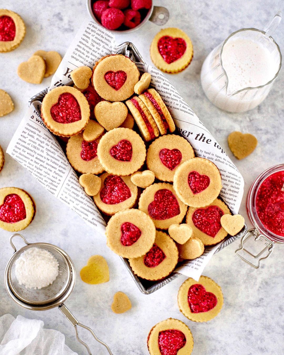 Vegan Gluten-Free Linzer Cookies