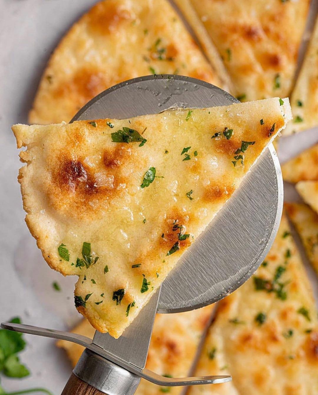 Vegan Garlic Bread Pizza