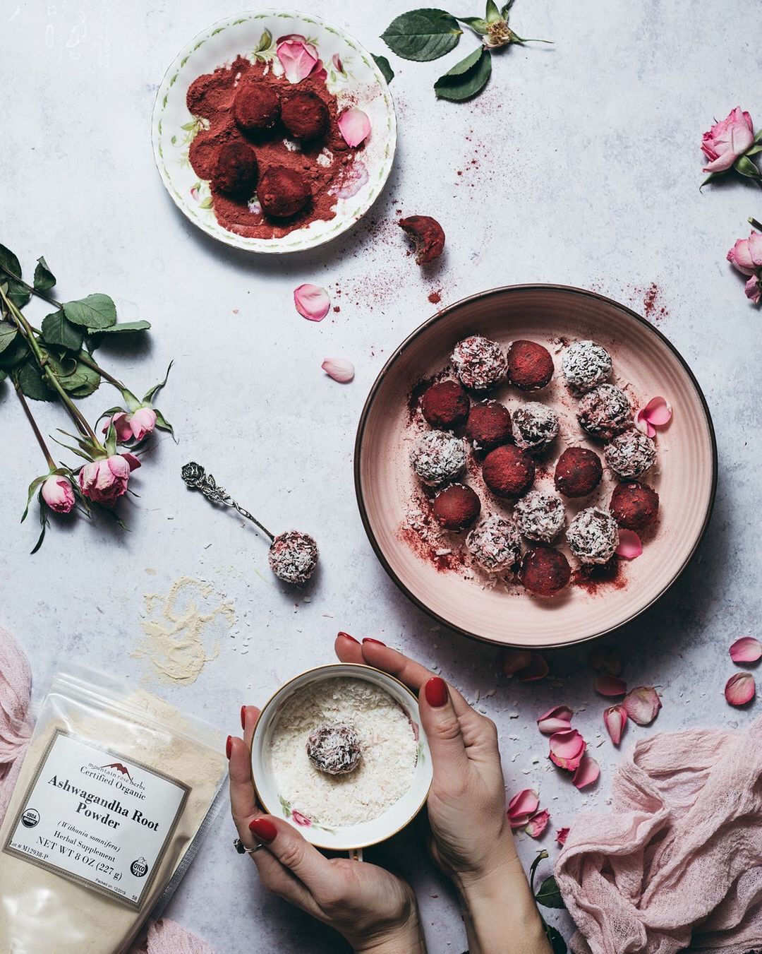 Adaptogenic Chocolate Truffles for Valentine's Day