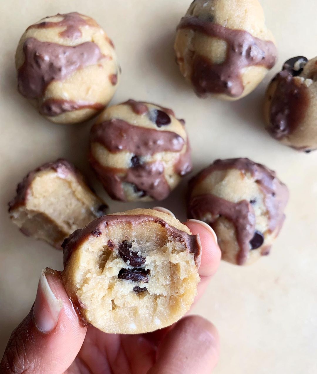 Date-Free Cookie Dough Balls