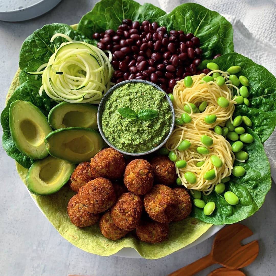 Vegan Spinach Herb Bowl