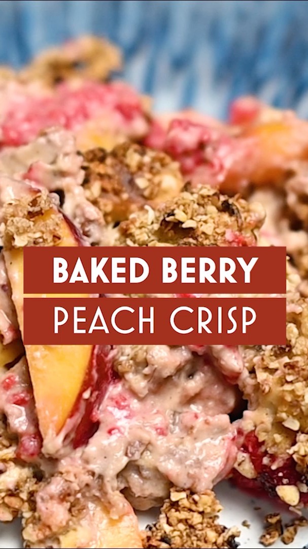 Dr. Greger's Vegan Peach Crisp